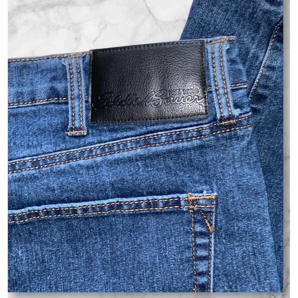 Eddie Bauer Lined Jeans Men’s 38 x 32 Straight Leg Dark Wash - Picture 5 of 6